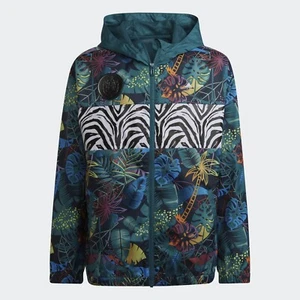 ADIDAS x DISNEY Lion King Windbreaker Jacket HA6576 Legacy Teal (KID'S XS) - Picture 1 of 5