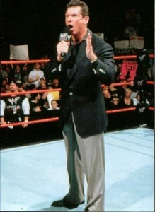 1999 Comic Images WWF SmackDown Wrestling Card #41 Vince McMahon - Picture 1 of 2