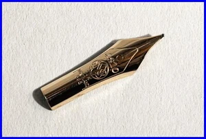 Replacement Spring 472 5/12ft - Medium Masterpiece 14k 585 Gold Montblanc 1980er - Picture 1 of 3