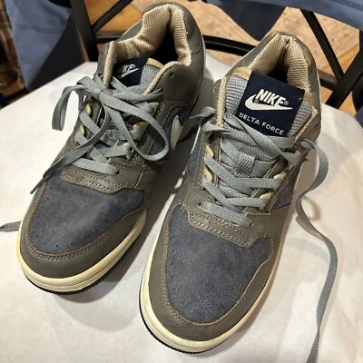Nike Vintage Delta Force 2004 Low  Grey Blue White 308760-011. Woman’s Size 10 - Image 1 of 4