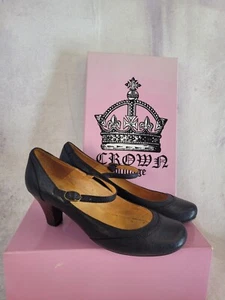 Crown Vintage Women Heel Mary Jane Pumps Size 7.5 - Picture 1 of 12