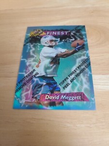 1995 Topps Finest Refractor Dave Meggett #251 New England Patriots $$$