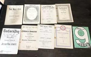 LOTE de Cancioneros de Partituras Ragtime Arte Canciones Escuela Estudio Lila Árbol De Colección - Imagen 1 de 13