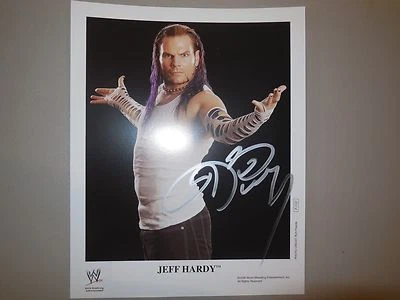 1 foto firmada por Jeff Hardy de la WWE 8x10 promoción real Foto 1 de 4