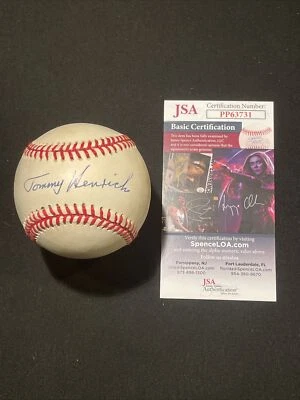 Tommy Henrich Autographed Signed OALB Bobby Brown JSA Cert. Yankee Pitcher - Image 1 of 4