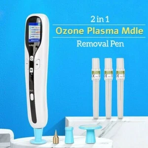 2 IN 1 Ozone Plasma Pen Skin Mole Dark Spot Remover Skin Beauty Fibroblast Pens - Picture 1 of 8