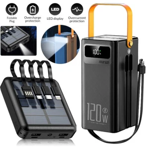 70000mAh Portable 120W Power Bank Fast Charging Large Capacity External Battery - Picture 1 of 27