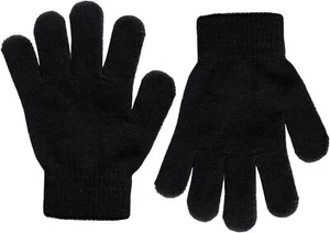 Magic Gloves Kids Boys Girls Children Winter Warm Stretch Full Finger Thermal - Picture 1 of 7