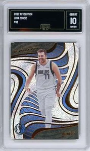 2022-23 Panini Revolution Luka Doncic #36 GMA 10 GEMAS COMO NUEVO Mavericks - Imagen 1 de 2