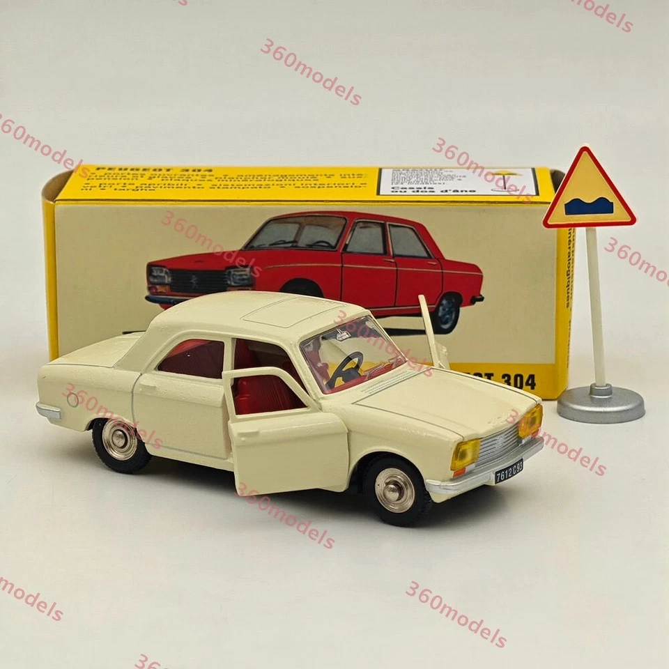 Atlas 1:43 Dinky Toys 1428 PEUGEOT 304 Diecast Models Collection Limited Used - Photo 1/4