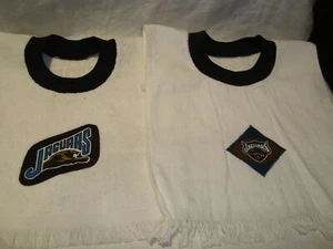 Jacksonville Jaguars NFL fútbol americano hecho a mano/toalla de té babero para niños/bebé NUEVO - Imagen 1 de 4