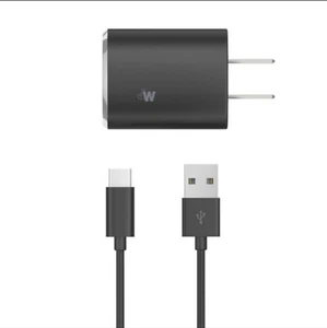 Just Wireless Home Phone Charger Samsung LG HTC Motorola 6ft USB-C - Ships Fast! - Picture 1 of 1