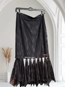 Christopher Kane Pañuelo Encaje Falda Talla 6 Único EE. UU. - Imagen 1 de 5