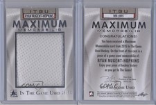 2014-15 ITG Used Maximum Memorabilia /50 Ryan Nugent-Hopkins #MM-RNH1