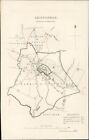 1831 Robert Kearsley Dawson antike Karte von Chippenham, Wiltshire, England