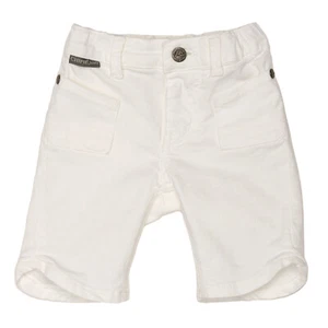 CHIPIE Baby Girls white short denim jean trousers 3, 6, 12 months - Picture 1 of 1