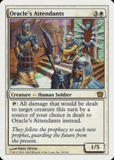 Magic MTG Tradingcard Ninth Edition 2005 Oracle's Attendants 30/350