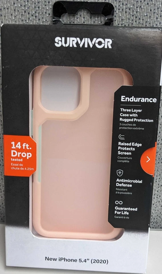 Griffin Survivor Endurance for iphone 12 Mini Pink - GIP-054-PBL