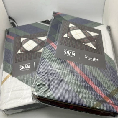 Martha Stewart Collection Winter Lodge Flannel Standard Sham New In Package - Image 1 of 4