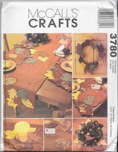 McCall's Crafts Sewing Pattern 3780 Harvest Decorations - Picture 1 of 2