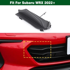 Black ABS Front Bumper Trailer Towing Tow Hook Cover Trim For Subaru BRZ 2022+ - Picture 1 of 14