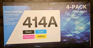 414A Toner Cartridges (with Chip) Compatible for HP 414A Toner Cartridges 4 Pack - Bild 1 von 11