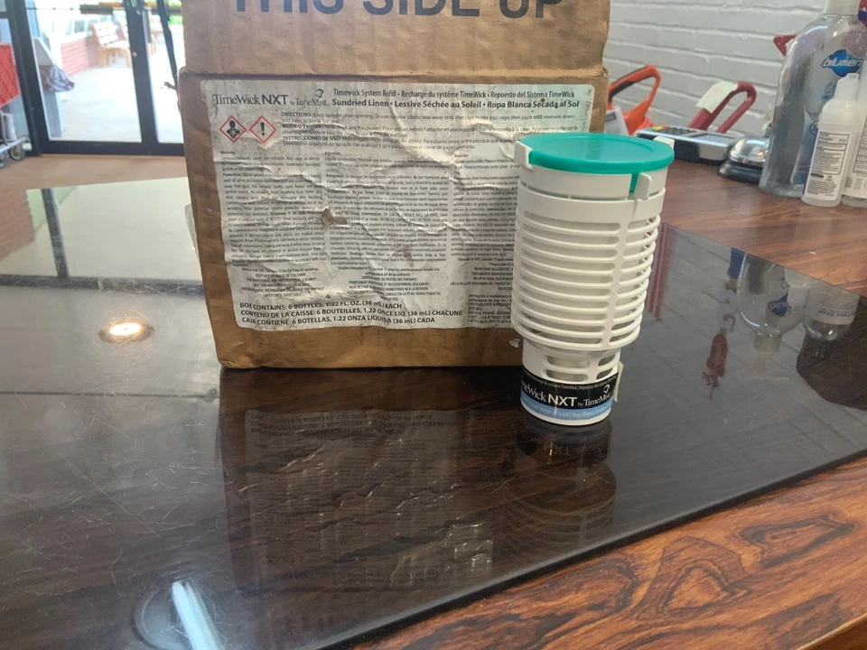 TimeWick NXT aroma de lino secado al sol por Time Mist - recarga seis Foto 1 de 1