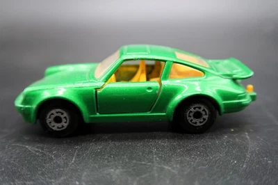 Matchbox Superfast 1978 #3 Green 911 Porsche Turbo Yellow Interior Die-cast Car  - Image 1 of 4