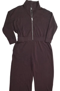 Spanx AirEssentials Langarm Jumpsuit mit weitem Bein Damen Plus 2X Stretch fließend - Bild 1 von 14