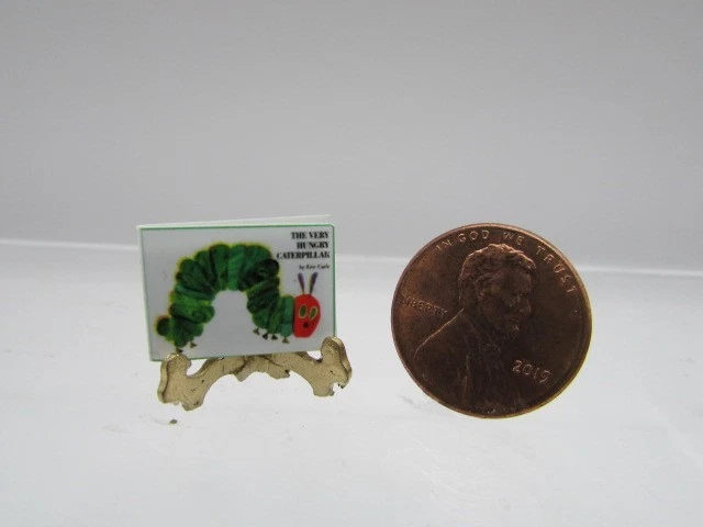 CINDI'S MINIS Dollhouse Miniature Detailed Replica The Very Hungry Caterpillar Book B181