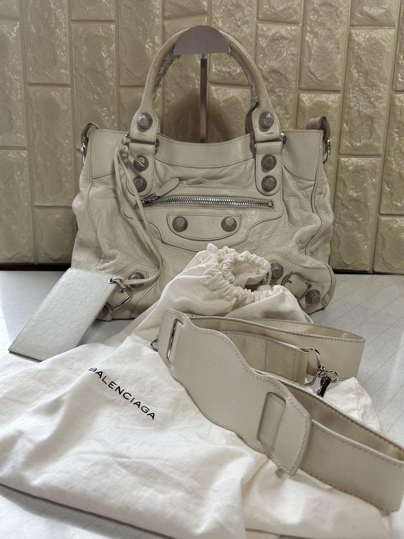 Balenciaga City White Bags & Handbags for Women for sale - eBay