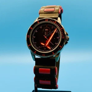 STAR WARS By ACCUTIME KYLO REN SWM1135KL Men’s Wristwatch Japan Movt Working - Picture 1 of 19