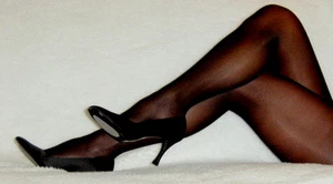 Peavey Shiny Gloss Tights Q D C Hooters Uniform Halloween Costume Showgirl sexy - Picture 1 of 17
