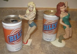 Vintage two Hot babes s Bottoms Up R Demars Ganz Soda/Beer Can Holder girls Rare - Picture 1 of 4