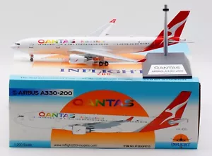 Inflight 1:200 Qantas Airlines Airbus A330-200 Druckgussflugzeug Jet Modell VH-EBL - Bild 1 von 16