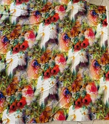 Designer Viscose Jersey TST Stoffe 1,50 Mtr. . x 142 Breite Sehr  Bunt - Bild 1 von 3