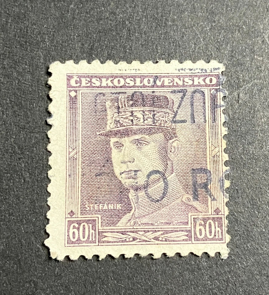Ceskoslovensko stamp 60h STEFANIK - Image 1 of 2