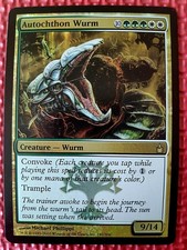 MtG Foil AUTOCHTHON WURM 191/306 Ravnica: City of Guilds RAV WORLDWIDE Magic NM+