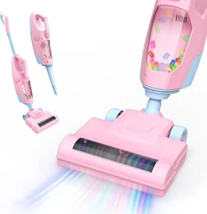 Realistic Pink Toy Vacuum for Kids – Encourages Cleaning & Imaginative Play - Picture 1 of 8