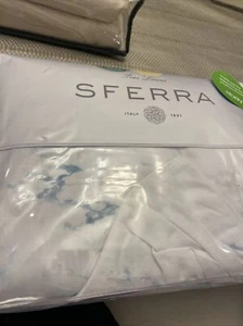 Funda edredón Sferra Fine Linens Martino 5776 algodón satén COMPLETA QUEEN Cadet - Imagen 1 de 7
