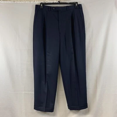 Gently Loved JB Britches Navy Men's Dress Pants, Sz. 34 - Image 1 of 3