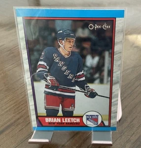 1989-90 O-Pee-Chee - #136 Brian Leetch (RC) - Picture 1 of 2