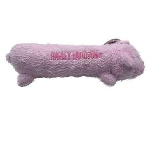 2009 Harley Davidson Tube Pig Squeaking Dog Toy New Old Stock 11 inches long - Picture 1 of 8