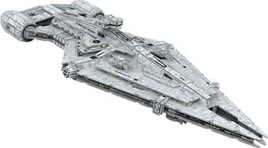Built model Star WarsThe Mandalorian: IMPERIAL LIGHT CRUISER 1/492 - pre order - Picture 1 of 5