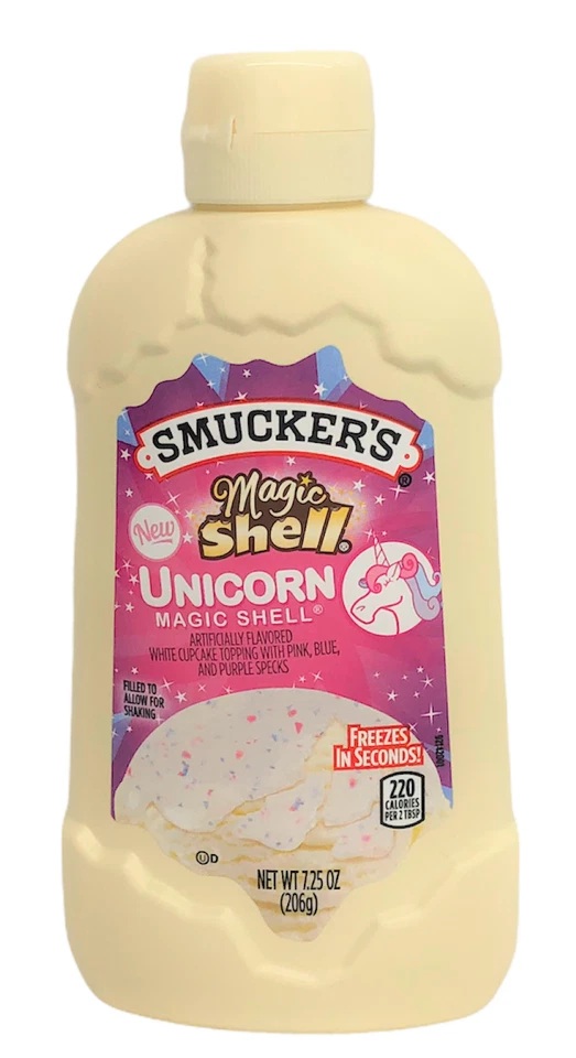 Smucker's Unicorn White Cupcake Magic Shell Topping 7.25 oz Smuckers - Image 1 of 1
