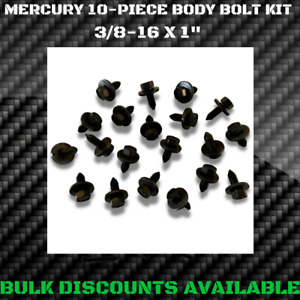 1950+ Mercury Monterey Front End Exterior Chassis Body Bolts 3/8-16 X 1" OEM NOS