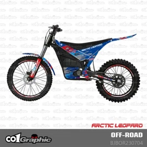 GRAPHICS DECALS STICKERS FULL KIT FOR ARCTIC LEOPARD OFF ROAD ELECTRIC BIKE - Foto 1 di 4