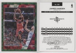 2016-17 Panini NBA Hoops Green /149 James Harden #116
