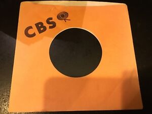 Manchette CBS Records Company pour 7" VG+