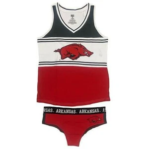 New Arkansas Razorbacks Womens XS-M-L-XL Tank Top Shirt Underwear Set - Picture 1 of 10